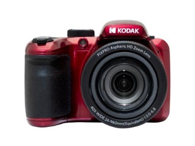 Kodak PIXPRO AZ405 20.7 Megapixel Compact Camera - Red - 1/2.3' BSI CMOS Sensor - Autofocus - 3'LCD - 40x Optical Zoom - 4x Digital Zoom - Optical...