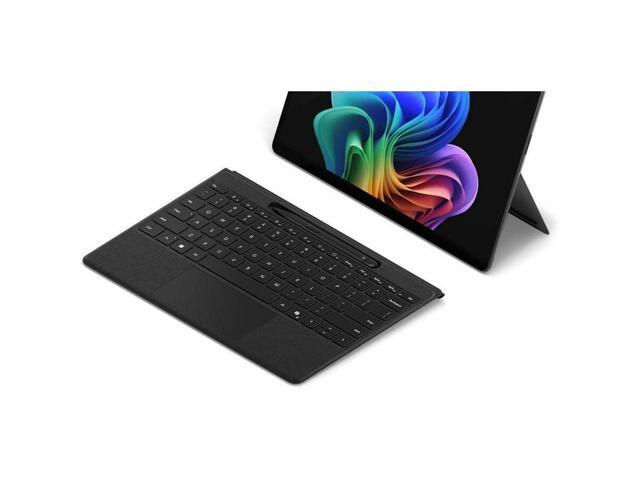 Microsoft Surface Pro Flex Keyboard - Black with Bold Keyset - Wireless Connectivity - Bluetooth - 32.81 ft CoPilot, Mute, Snipping, Screen...