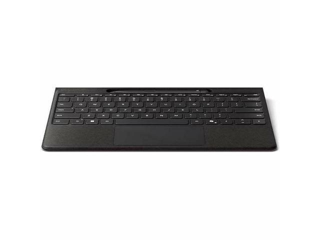 Microsoft Surface Pro Flex Keyboard - Black with Bold Keyset - Wireless Connectivity - Bluetooth - 32.81 ft CoPilot, Mute, Snipping, Screen...