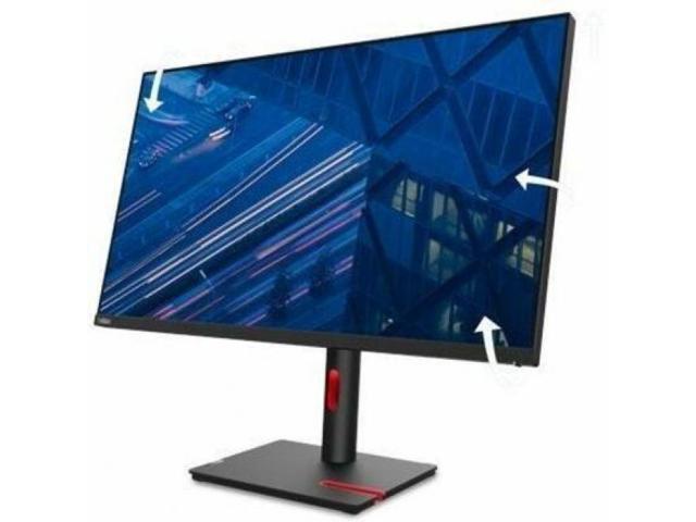 Lenovo ThinkVision T32h-30 32' Class Webcam WQHD LED Monitor - 16:9 - Raven Black - 31.5' Viewable - In-plane Switching (IPS) Technology - WLED...