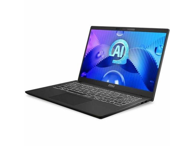 MSI Modern 15 H AI C1M Modern 15 H AI C1MG-060US 15.6' Notebook - Full HD - Intel Core Ultra 9 185H - 64 GB - 1 TB SSD - Core Black - Intel Chip -.