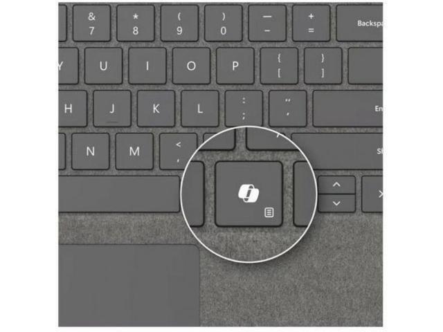 Microsoft Surface Pro 13' Keyboard with Pen Storage, Platinum 8XB-00186