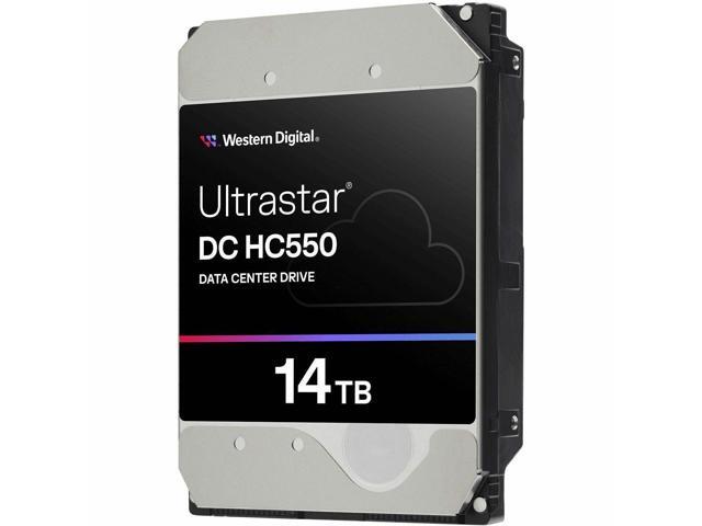 Western Digital Ultrastar DC HC550 WUH721814AL5204 14 TB Hard Drive - 3.5' Internal - SAS (12Gb/s SAS) - Conventional Magnetic Recording (CMR)...