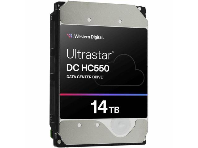 Western Digital Ultrastar DC HC550 WUH721814AL5204 14 TB Hard Drive - 3.5' Internal - SAS (12Gb/s SAS) - Conventional Magnetic Recording (CMR)...