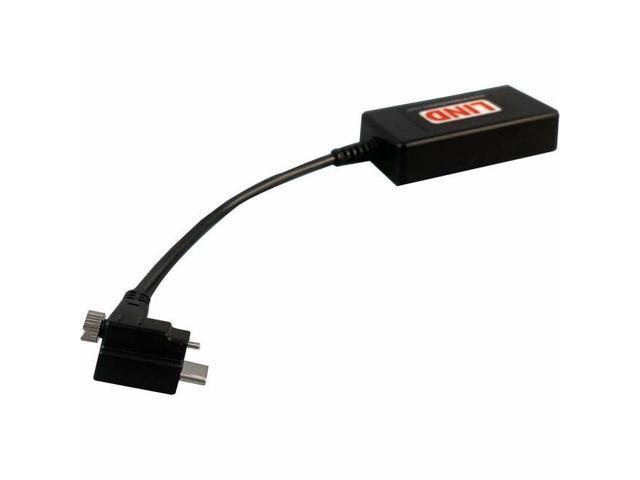 Lind Electronics DE2UC-5618 Power Interconnect Cord - For Notebook, Tablet PC - 3 ft Cord Length - Mini Bondi / USB Type C