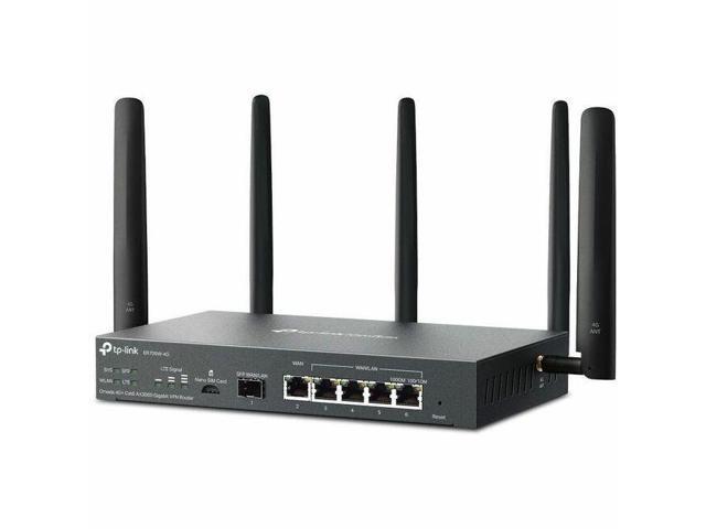 TP-Link ER706W-4G Omada 4G+ Cat6 AX3000 Gigabit VPN Gateway Router Wi-Fi 6 AX3000 Dual Band with LTE Supports Omada Mesh Easy Set-up