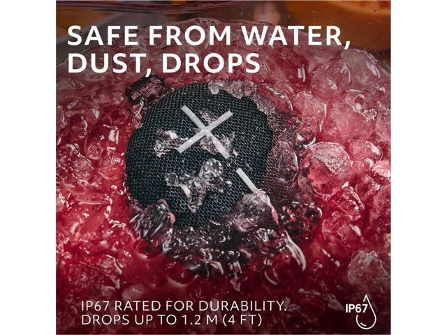 Ultimate Ears - MINIROLL Ultra-Portable Waterproof Bluetooth Speaker with 131 ft Range - Gentle Black - image 2