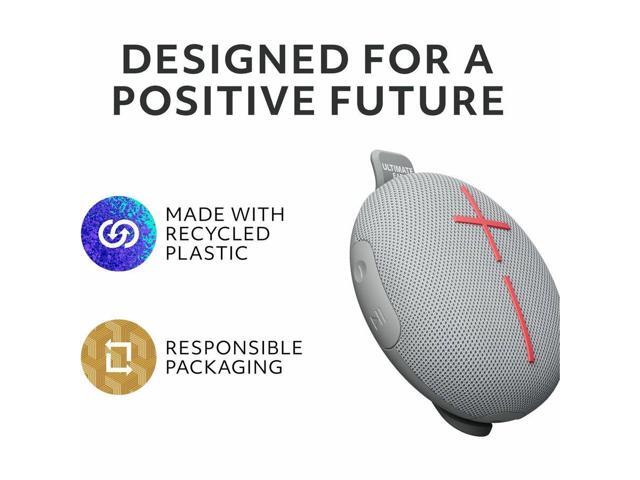 Ultimate Ears - MINIROLL Ultra-Portable Waterproof Bluetooth Speaker with 131 ft Range - Revive Gray - image 7