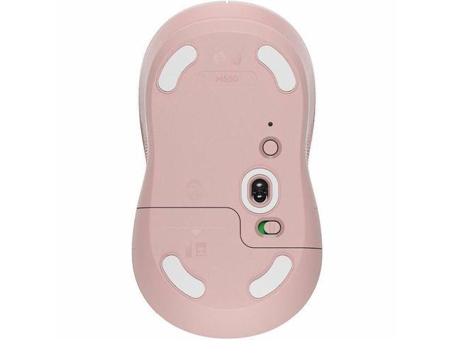 Logitech - Signature M550 Wireless Bluetooth Optical Ambidextrous Mouse with Silent Clicks - Wireless - Rose - image 5
