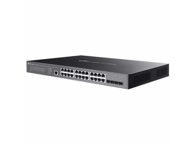TP-Link 24-Port Gigabit and 4-Port 10GE SFP+ L2+ Managed Switch with 16-Port PoE+ & 8-Port PoE++ - 24 Ports - Manageable - Gigabit Ethernet, 10...