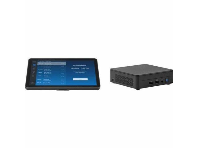 Logitech BASE Zoom Room (no AV) with Tap + ASUS NUC - For Video Conferencing, Meeting Room - 2 x HDMI Out - USB (TAPZOMBASEASU)