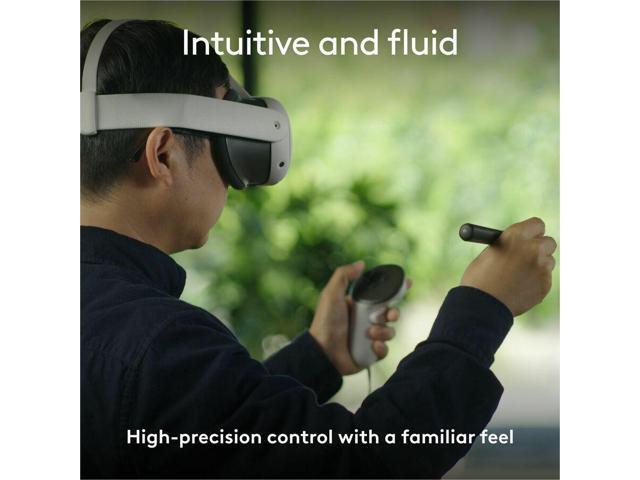 Logitech MX Ink Mixed-Reality (MR) Stylus, wireless pen controller, high precision and pressure sensitive, for Meta Quest 2, Meta Quest 3, Meta...