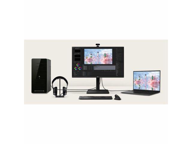 LG 27BA450-B 27' Class Full HD LCD Monitor - 16:9 - Matte Black - 27' Viewable - In-plane Switching (IPS) Technology - 1920 x 1080 - 16.7 Million...