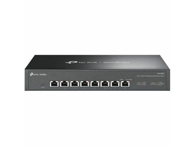 TP-Link OMADA 8-PORT 10G MULTI-GIGABIT SWITCH PORT: 8 10G RJ45 PORTSSPEC: 1U 13-INCH RACK-MOUNTABLE STEEL CASE FEATURE: PLUG AND PLAY