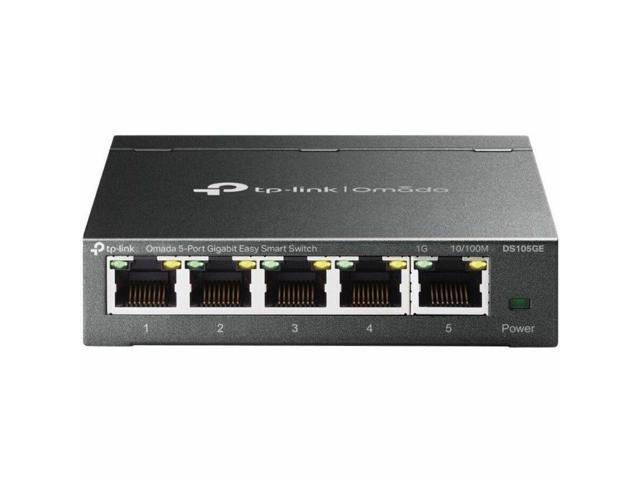 TP-Link Omada 5-Port Gigabit Easy Smart Switch - 5 Ports - Gigabit Ethernet - 10/100/1000Base-T - 2.82 W Power Consumption - Twisted Pair -...