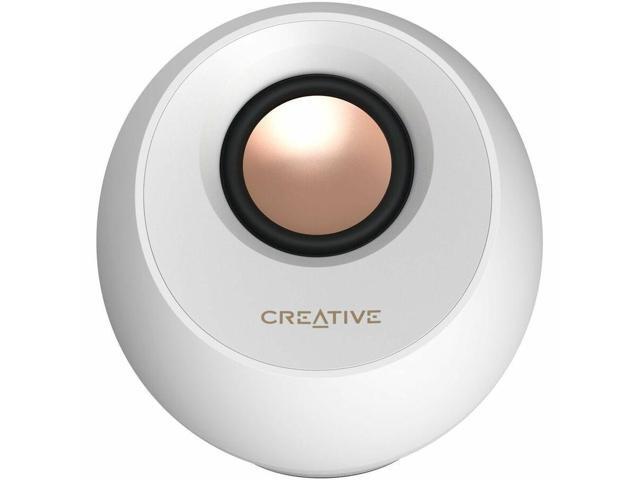 Creative Labs Pebble Pro 2.0 Bluetooth Desktop Speakers (White)