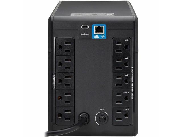 Tripp Lite SmartPro LCD 120V 1000VA 500W Line-Interactive UPS SMART1000LCDTNC