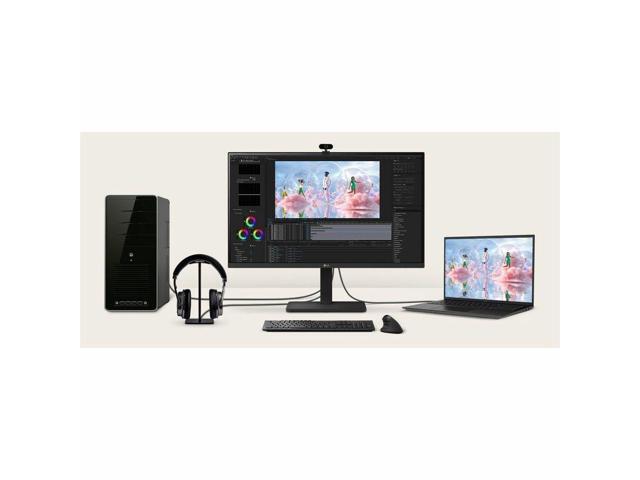 LG 27'' IPS FHD 100Hz Monitor with Built-in Speakers, 27BA560-B
