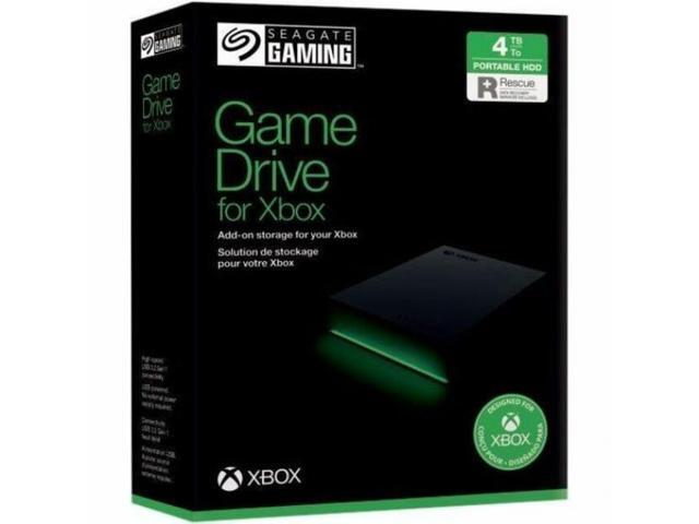 Seagate - Game Drive for Xbox 5TB External USB 3.2 Gen 1 Portable Hard Drive Xbox Certified with Green LED Bar - Black - image 3