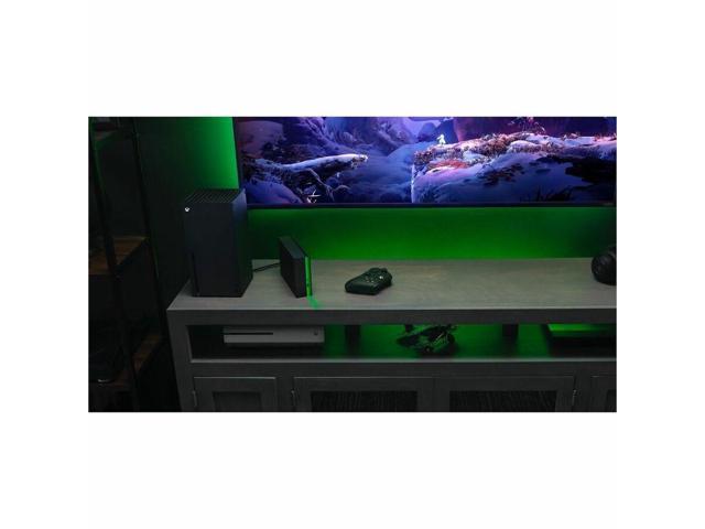 Seagate - Game Drive for Xbox 5TB External USB 3.2 Gen 1 Portable Hard Drive Xbox Certified with Green LED Bar - Black - image 8
