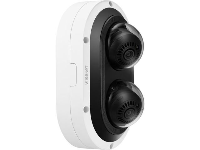 Wisenet PNM-7082RVD 2 Megapixel Outdoor Full HD Network Camera - Color - Dome - White - TAA Compliant - 82.02 ft Infrared Night Vision ...