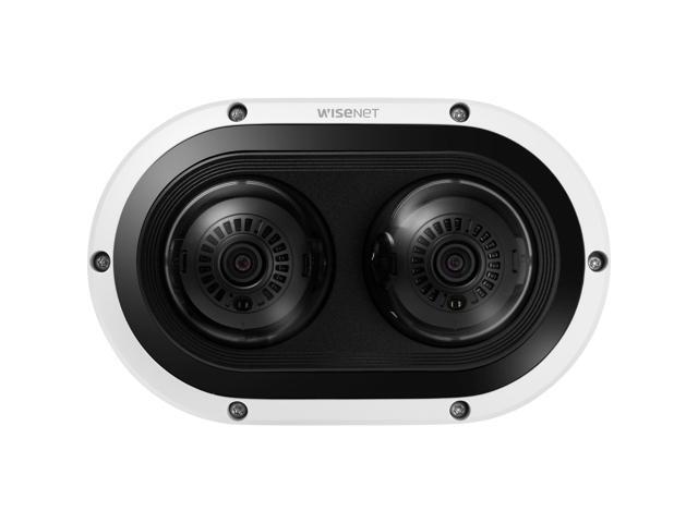 Wisenet PNM-7082RVD 2 Megapixel Outdoor Full HD Network Camera - Color - Dome - White - TAA Compliant - 82.02 ft Infrared Night Vision ...