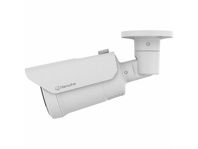 Hanwha QNO-C8083R 5 Megapixel Network Camera - Color - Bullet - White - 98.43 ft Infrared Night Vision - H.265, H.265M, H.265H, H.264, H.264M,...