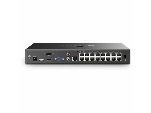 TP-Link 16 Channel 4K POE+ Nvr with 4TB VIGI NVR2016H-16MP-4TB