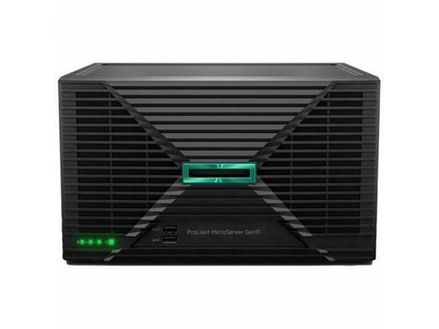 HPE ProLiant MicroServer Gen11 server with 1Intel Xeon E-2414 Processor, 16 GB (1x16 GB UDIMM) Single Rank Memory, dedicated iLO-M.2 port kit,...
