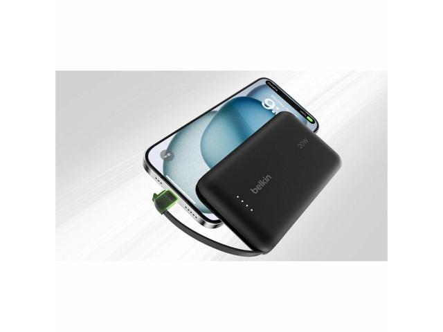 Belkin BoostCharge Power Bank 10K with Integrated Cable - Black - image 3