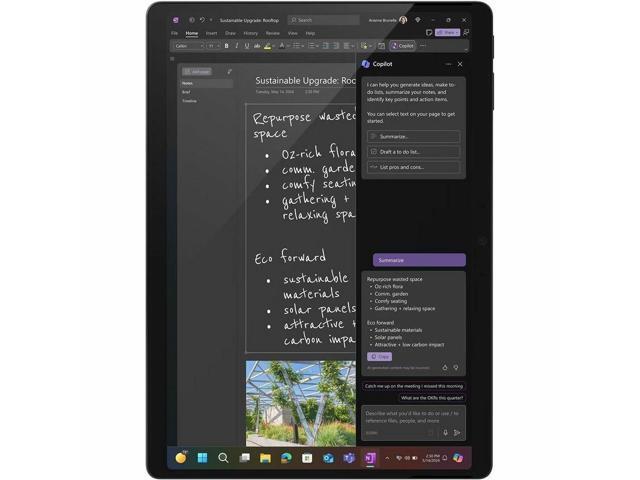 Microsoft - Surface Pro - Copilot+ PC - 13” OLED Touchscreen - Snapdragon X Elite - 16GB Memory - 512GB SSD - Device Only (11th Ed) - Dune - image 8