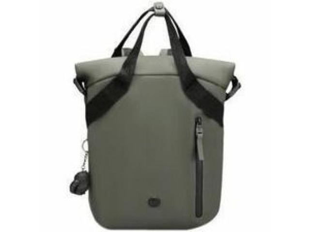 Swissdigital Design LAMONE Carrying Case (Backpack) for 14' Notebook - Dark Green - RFID Resistant, Water Resistant, Water Proof Zipper - Fabric,...
