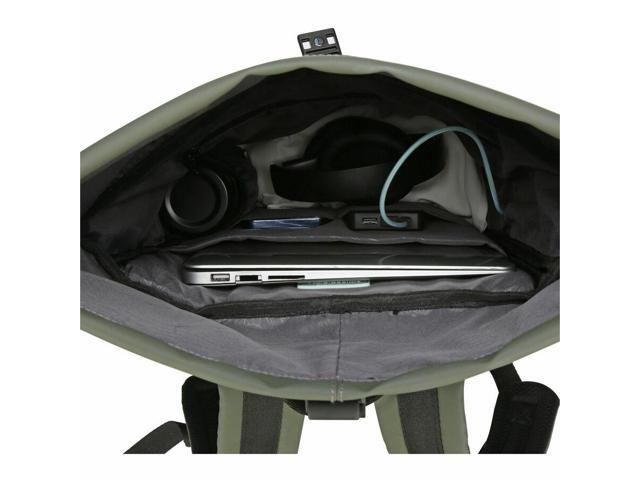 Swissdigital LAMONE Rolltop Backpack for Laptops up to 16 inches - Dark Green - image 3