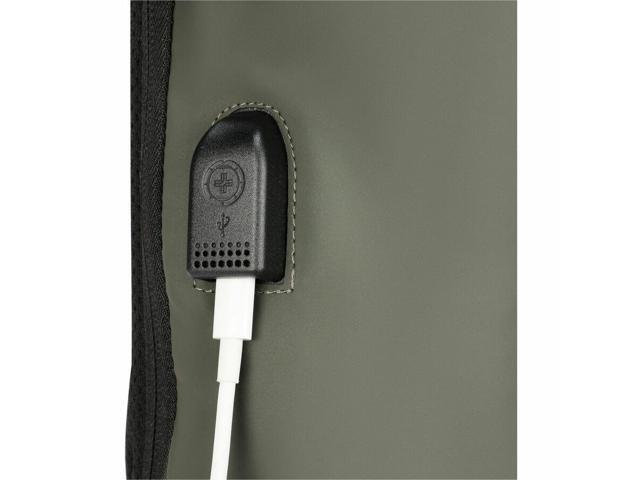 Swissdigital LAMONE Rolltop Backpack for Laptops up to 16 inches - Dark Green - image 4