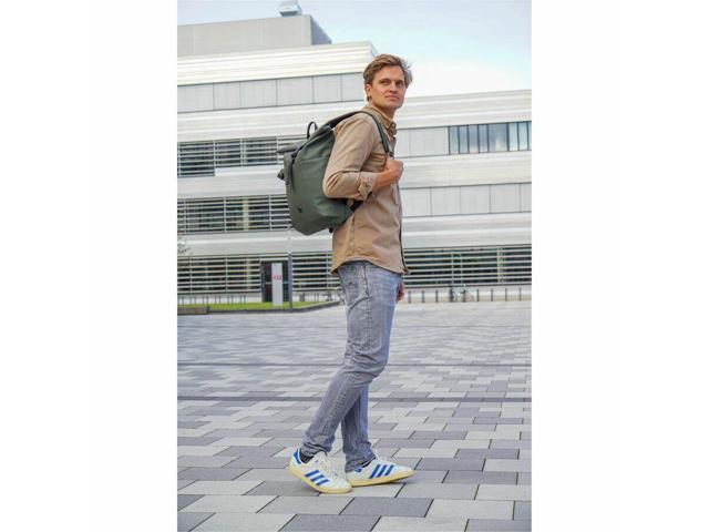 Swissdigital LAMONE Rolltop Backpack for Laptops up to 16 inches - Dark Green - image 5