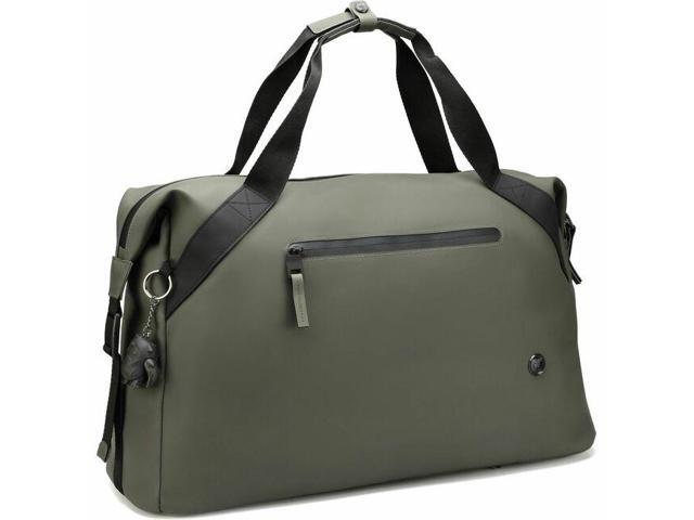 Swissdigital Design LAMONE Carrying Case (Duffel) Notebook - Dark Green - Water Proof Zipper, RFID Resistant, Water Resistant - Fabric, Plastic.