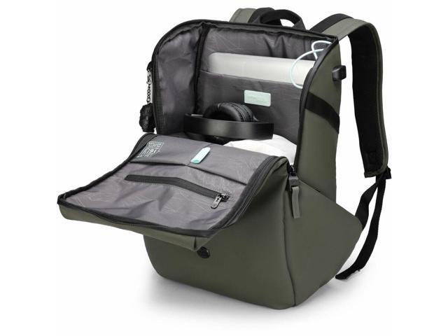 Swissdigital LAMONE M Backpack for Laptops up to 16 inches - Dark Green - image 7