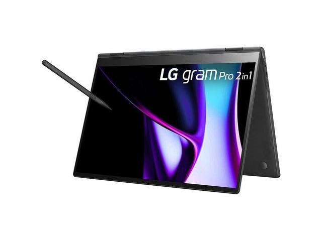 LG gram Pro 16T90SP-G. APB4U1 16' Touchscreen 2 in 1 Notebook - Intel Core Ultra 5 155H (1.4 GHz) - 16 GB - 1 TB SSD - Intel Arc Graphics - Windows...