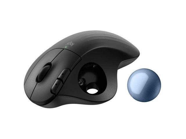Logitech - ERGO M575 S Wireless Ergonomic Trackball Mouse - Wireless - Black - image 4