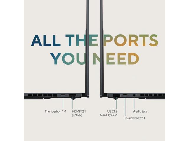 ASUS - Zenbook Duo Dual 14" 3K OLED Touch Laptop - Evo Intel Core Ultra 9 285H with 32GB RAM - Intel Arc Graphics - 1TB SSD - Inkwell Gray - image 9