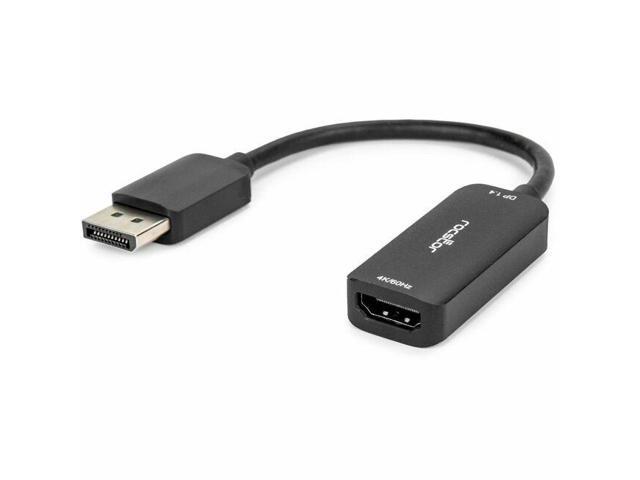 Rocstor DisplayPort to HDMI Adapter - 4K DP to HDMI Converter - UHD 4K 60Hz - 1 x 20-pin DisplayPort 1.4 Digital Audio/Video - Male - 1 x 19-pin...