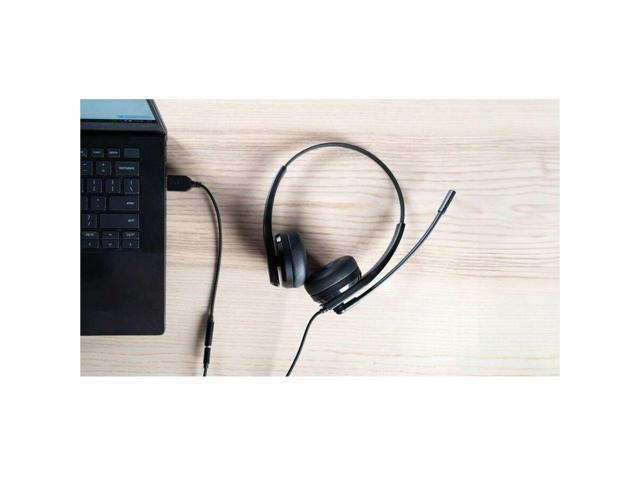 Creative HS-230 Lightweight Headset with Noise-cancelling Mic - Stereo - USB Type A, Mini-phone (3.5mm) - Wired - 100 Hz to 20 kHz - Over-the-head,...