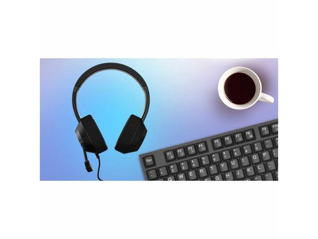 Adesso Xtream P7 Wired Stereo Headset With AI Controls - Stereo - USB Type A, USB Type C - Wired - 32 Ohm - 20 Hz to 20 kHz - Over-the-head -...