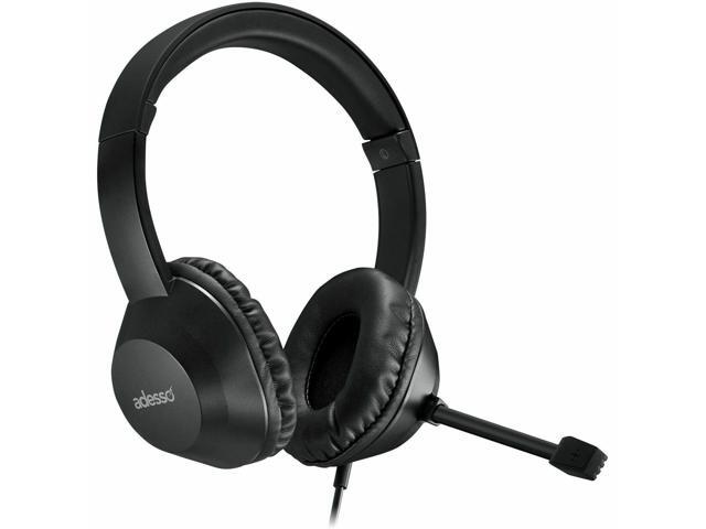Adesso Xtream P7 Wired Stereo Headset With AI Controls - Stereo - USB Type A, USB Type C - Wired - 32 Ohm - 20 Hz to 20 kHz - Over-the-head -...