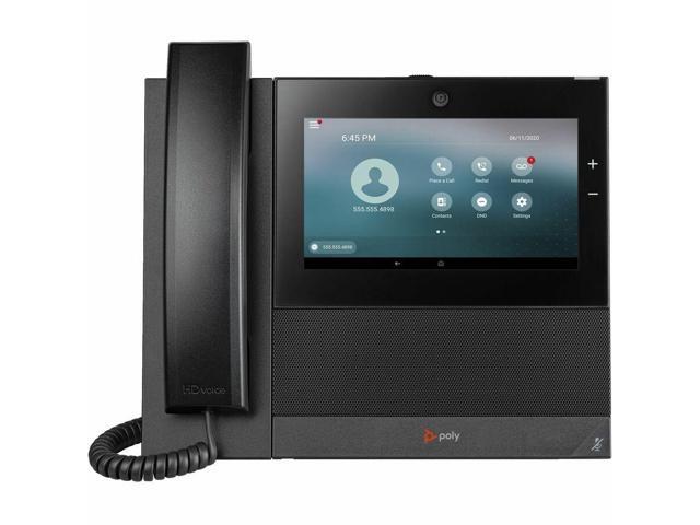 Poly CCX 700 IP Phone - Corded - Corded/Cordless - Wi-Fi, Bluetooth - Desktop - Black - 24 x Total Line - VoIP - 2 x Network (RJ-45) - PoE Ports