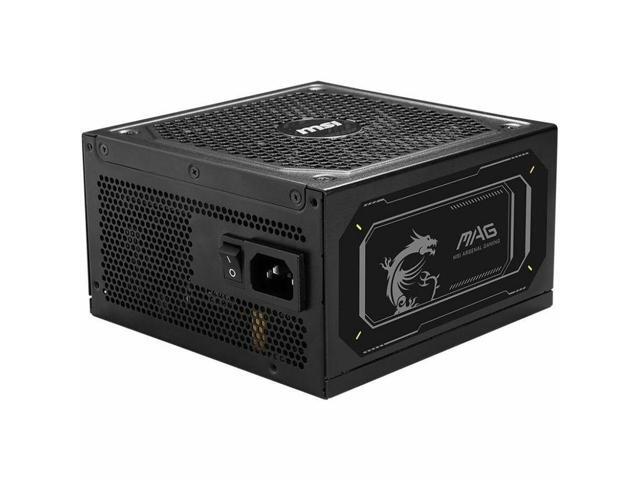 MSI MAG 1000W Power Supply - Internal - 120 V AC, 230 V AC Input - 1000 W - Active PFC - 1 Fan(s) - NVIDIA SLI Supported - 90% Efficiency