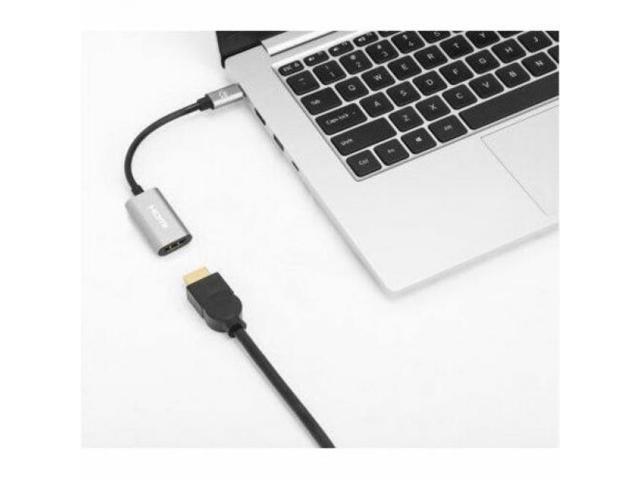 Manhattan 4K@60Hz USB-C to HDMI Adapter - 1 x 24-pin USB 3.2 Type C - Male - 1 x 19-pin HDMI Digital Audio/Video - Female - 3840 x 2160 Supported -...