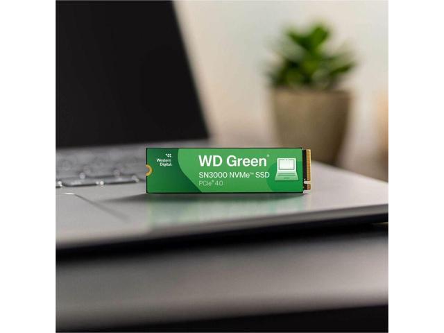 WD Green SN3000 WDS500G4G0E-00CPS0 500 GB Solid State Drive - M.2 2280 Internal - PCI Express NVMe (PCI Express NVMe 4.0 x4) - Notebook, Desktop...