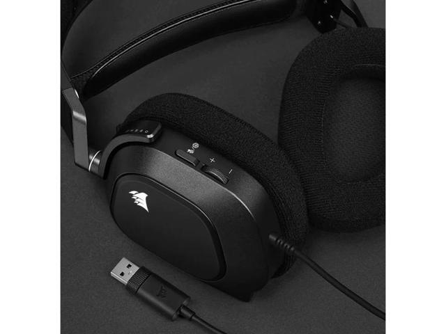 CORSAIR - HS80 RGB Wired Gaming Headset for PC - Carbon - image 5