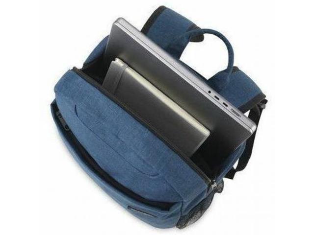 Kensington Simply Portable Lite Carrying Case (Backpack) for 16' - Navy Blue - Water Resistant, Strain Resistant - Polyester, Mesh Fabric Body -...